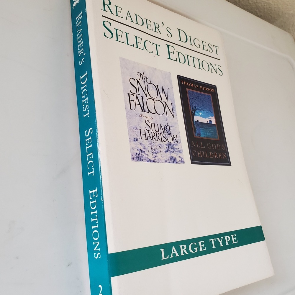 Readers Digest Select Editions Large Type Snow Falcon All Gods Children 2000 - Picture 2 of 10